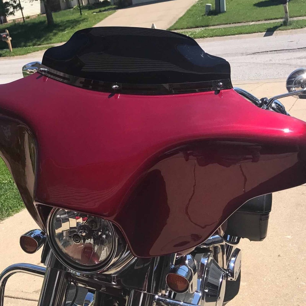 8" Windshield Windscreen For Harley Ultra Classic Electra Glide FLHTCU 1996-2013
