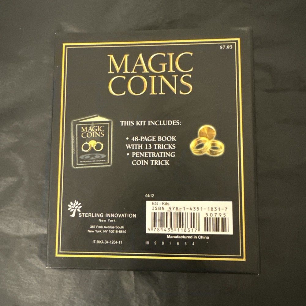 Mesmerizing Coin Conjuring Magic Coins Kit