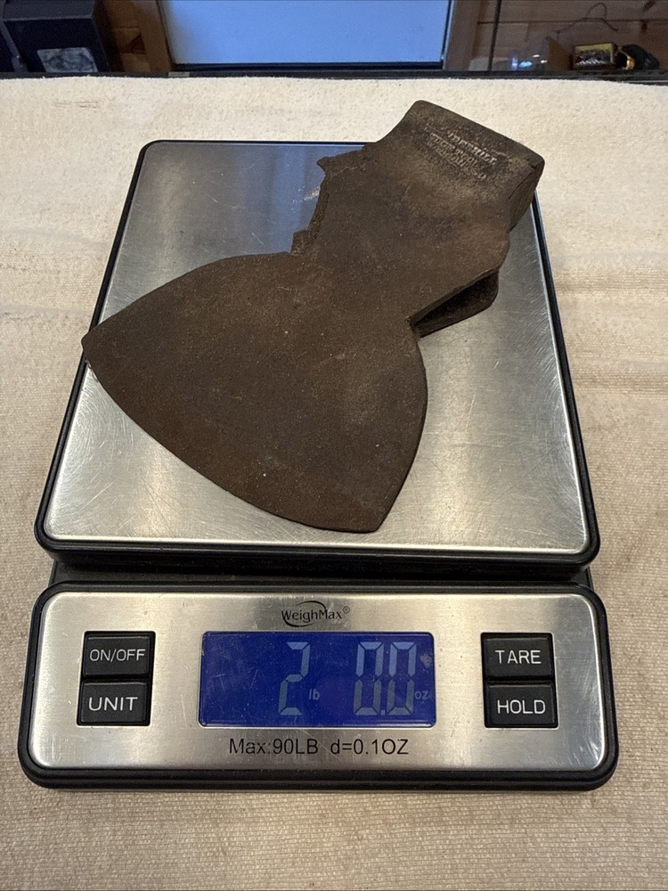 Antique UNDERHILL axe Head 2lb Used