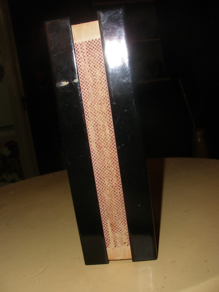 Vintage Japanese Laquerware Kitchen Match Box Caddy Holder