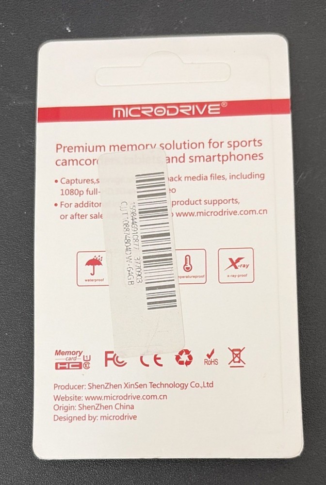 Microdrive Memory Card 64GB