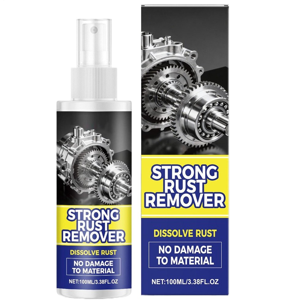 Universal Rust Remover Spray for Car Wheels Metal Surface Decontamination