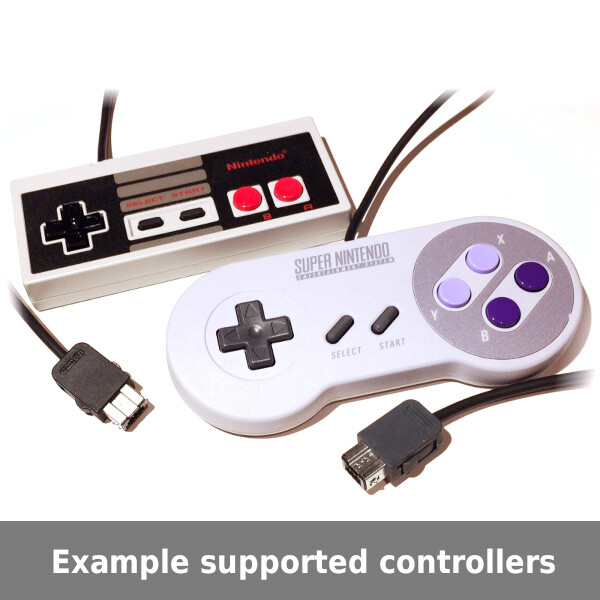 [raphnet] Classic Controller to USB - Used/Cosmetic defect (read description!)