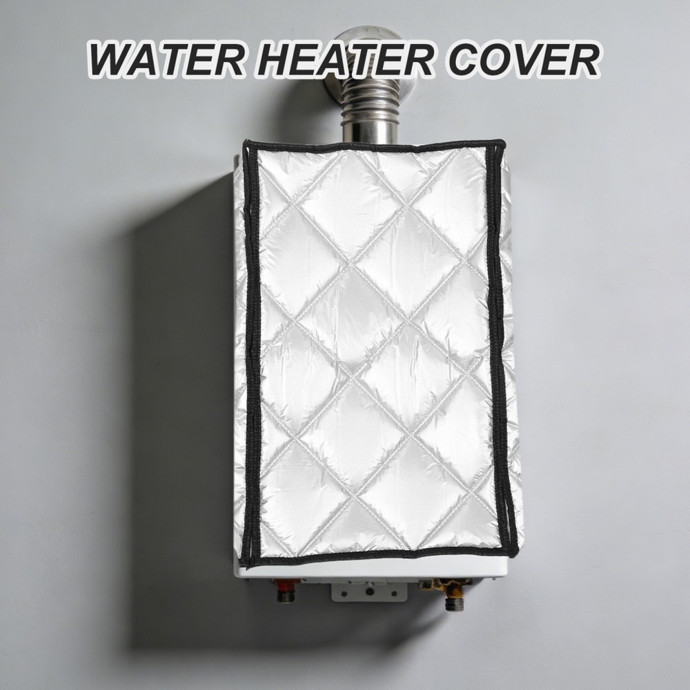 Water Heater Cover: Sound Absorbing Blanket for Wall Tankless System - 22.4" X
