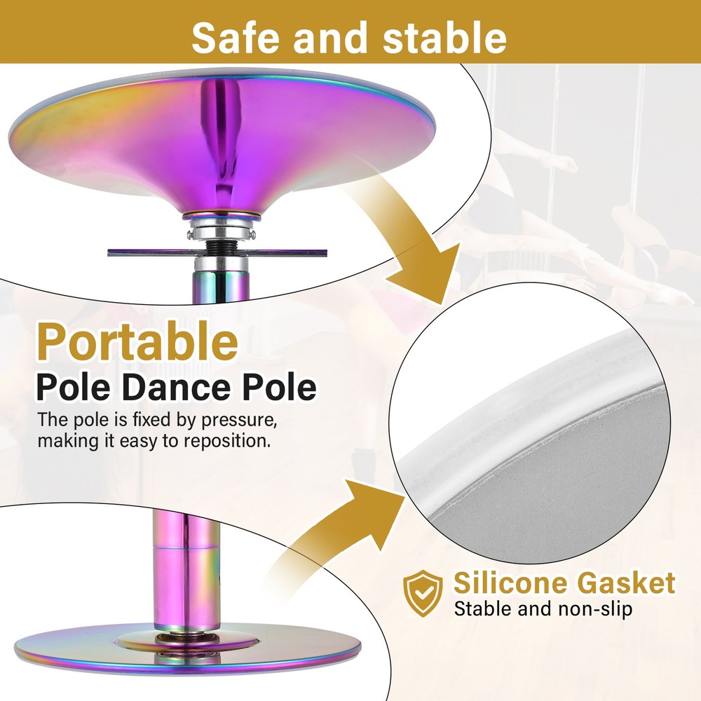 Pole Dance Pole for Home 45mm Spin Static Dancing Pole Professional qualified