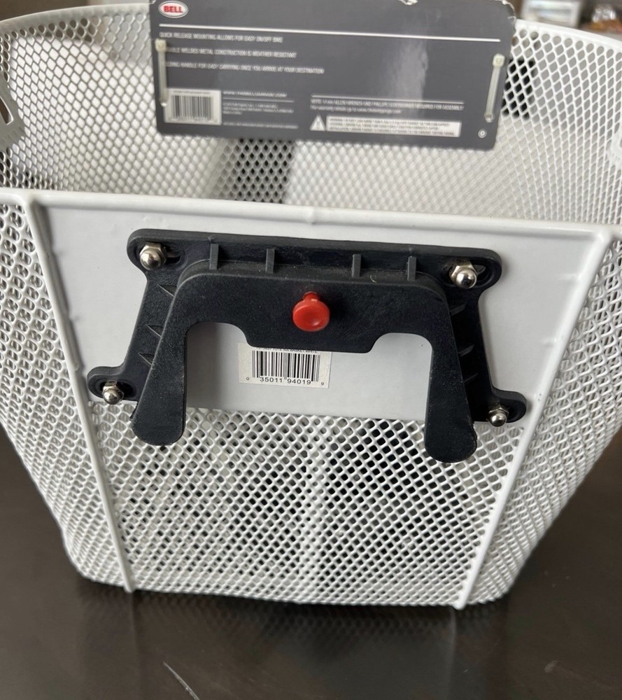 bell white bicycle tote 500