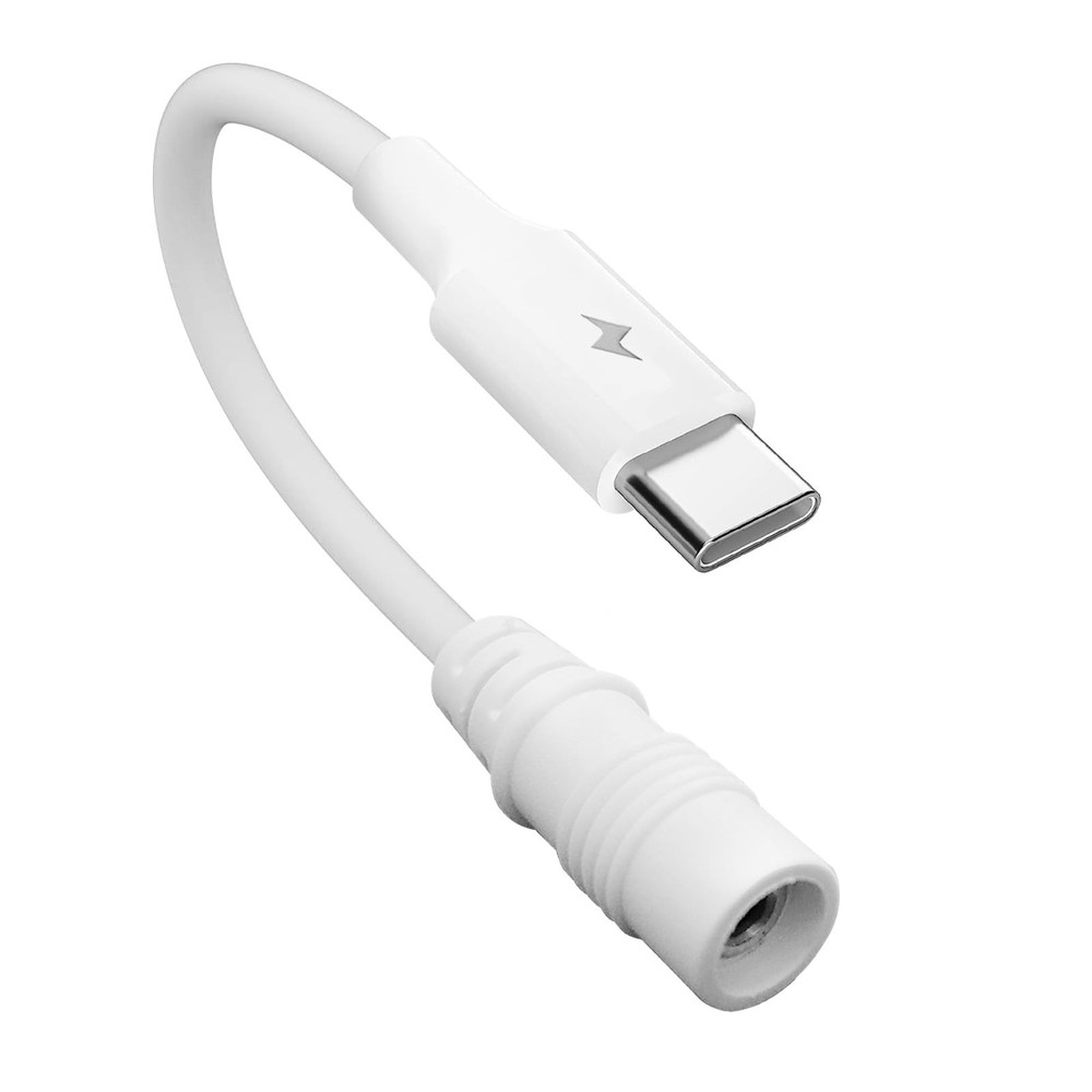 Replacement for Ring Barrel Plug to USB-C Adapter 1-Pack