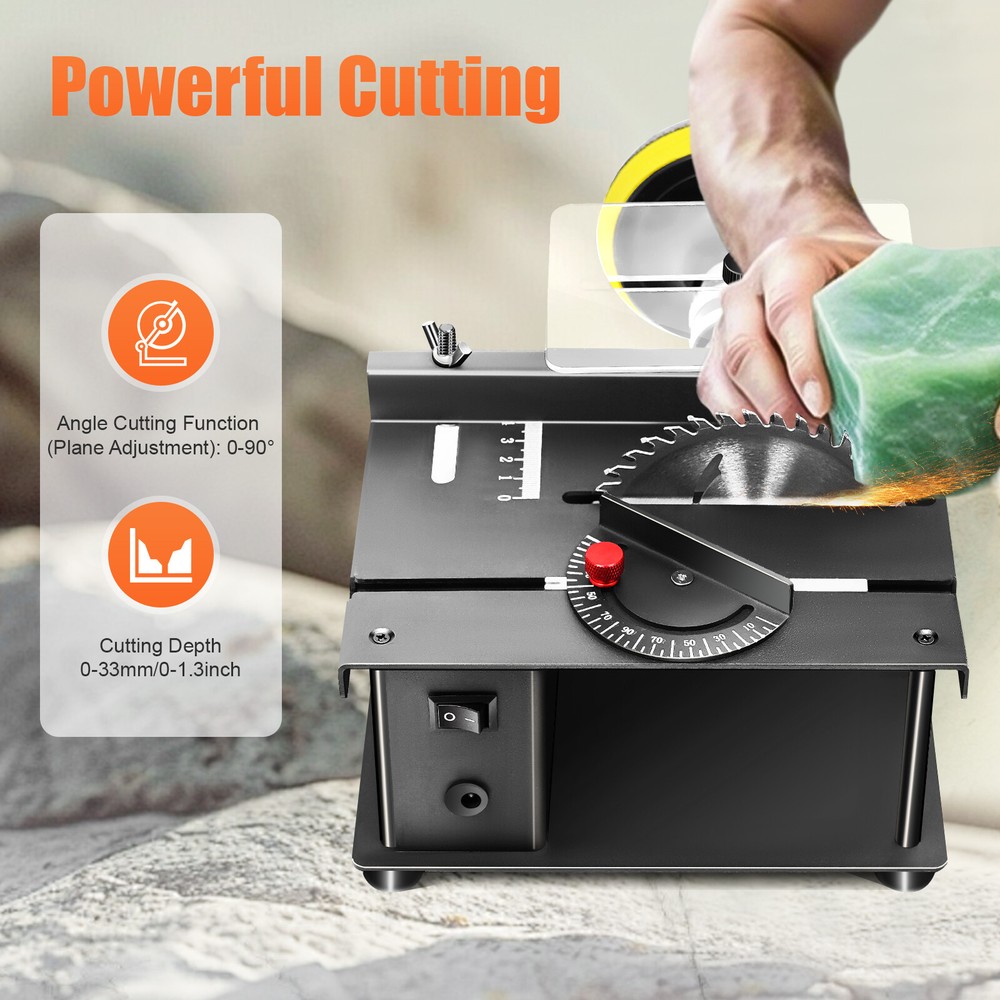Precision Mini Table Saw Blade Woodworking Multi-Functional Cutting Machine