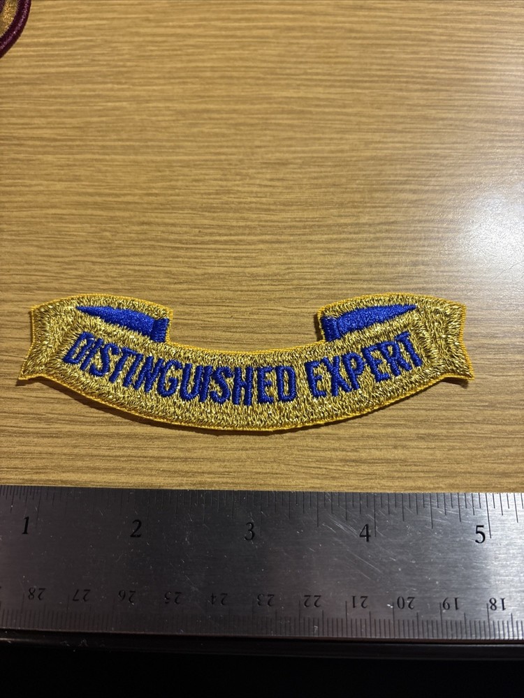 NRA Distinguished Expert Rocker Patch