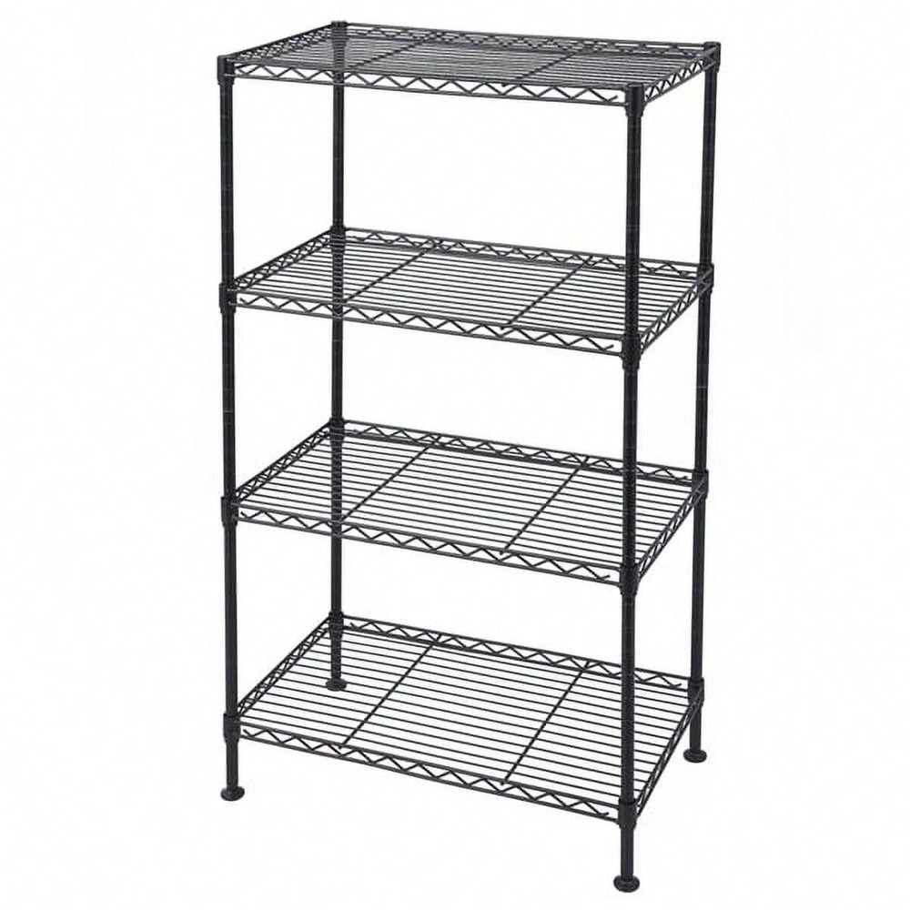4-Tier Adjustable Steel Storage Rack