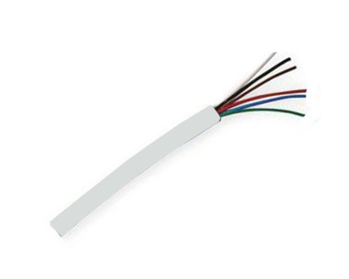 18/6 Security Alarm Wire Cable Shielded Stranded 6 Conductor 18AWG Plenum 1000ft