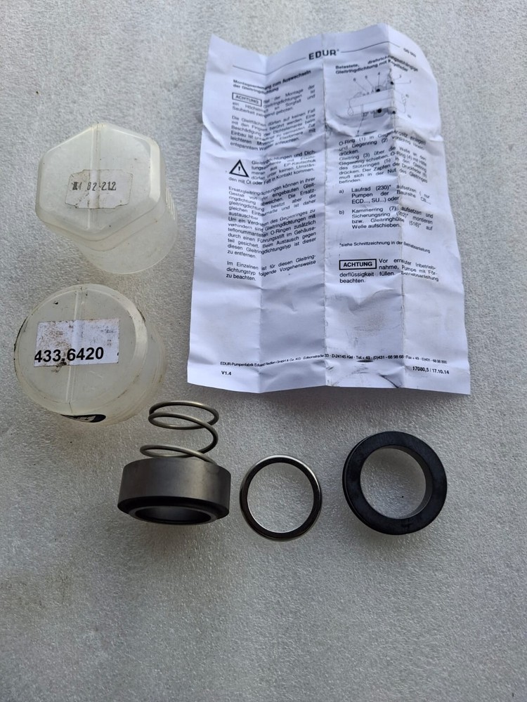 EDUR 433.6420 MECHANICAL SEAL KIT