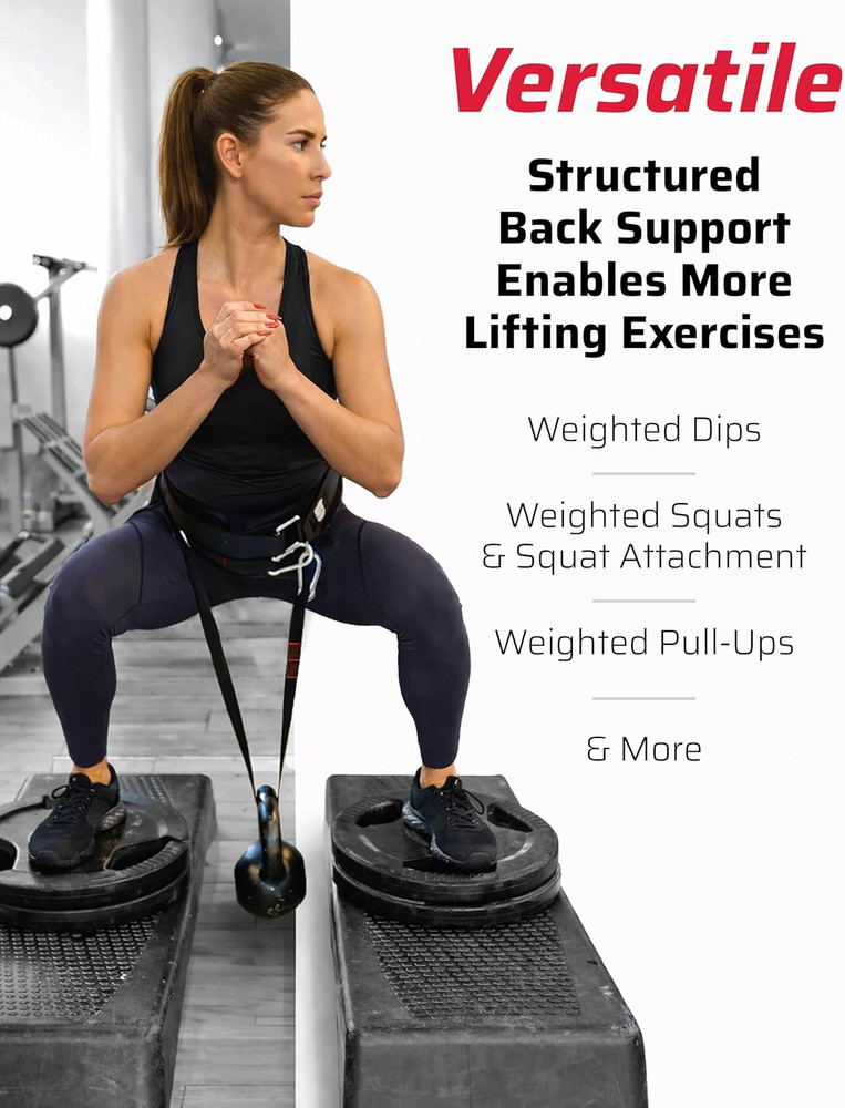 Premium Dip Belt with Secure Closure and Structured Back Support