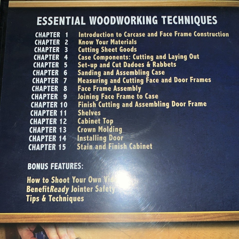 Essential Woodworking Techniques DVD