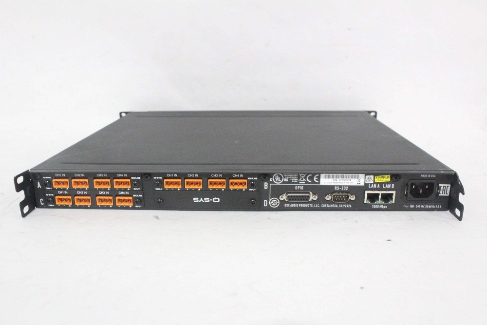 QSC Versatile Q-SYS I/O Frame Network Interface