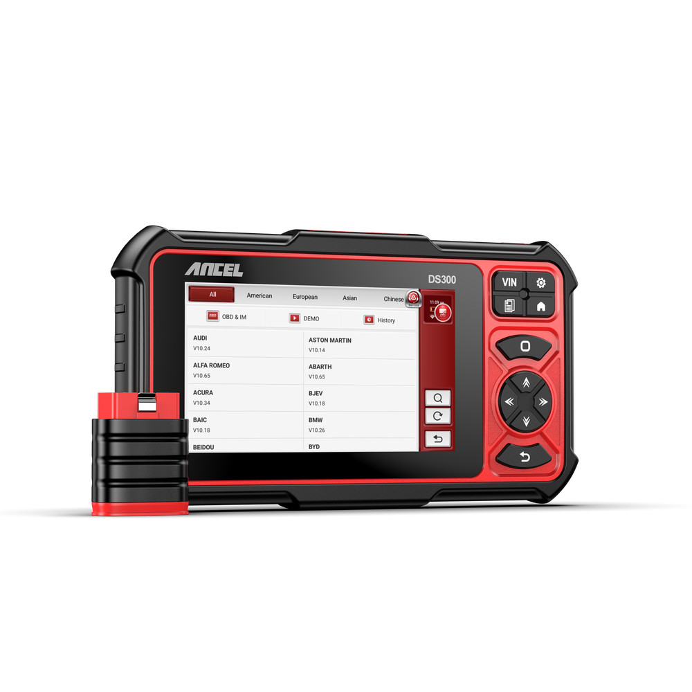 ANCEL DS300 OBD2 Scanner Bi-directional Test Engine IMMO Key Programming Tool