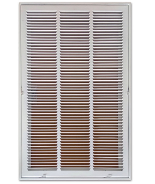 Return Air Filter Grille 18" x 30" White