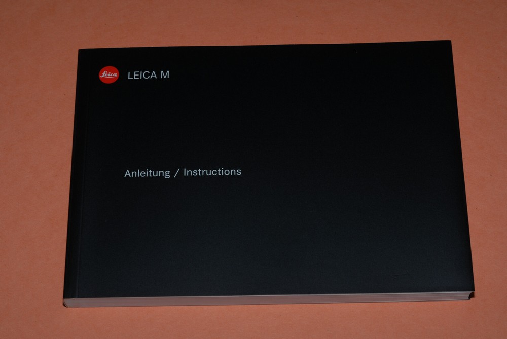 Leica M Type 240 Manual Instructions