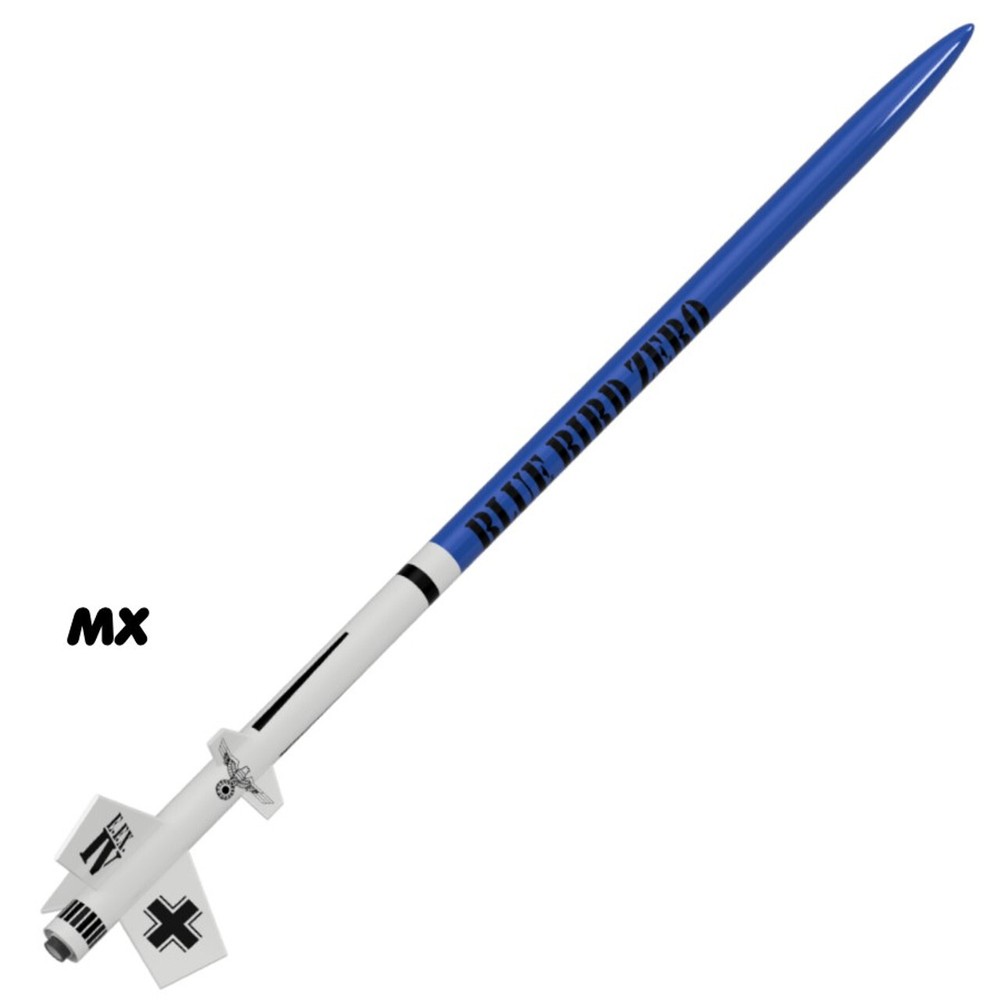Semroc Flying Model Rocket Kit Micro(MX) Blue Bird Zero™   KMX-06