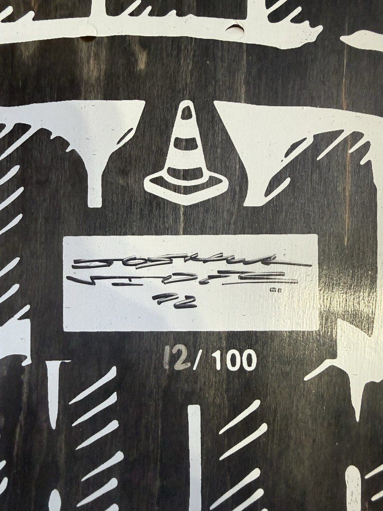 Joshua Vides "Reality to Idea: Dynamite" skateboard deck
