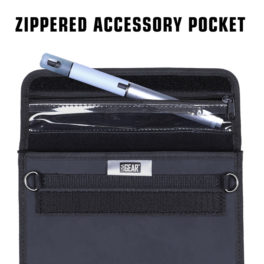 USA Gear FlexARMOR X Tablet Case with Open Front Design & Adjustable Strap