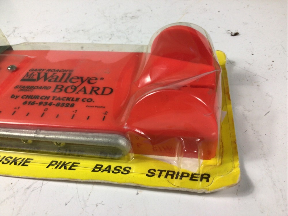 Churches Tackle Gary Roach's MR Walleye Boards Right Side, Unopened