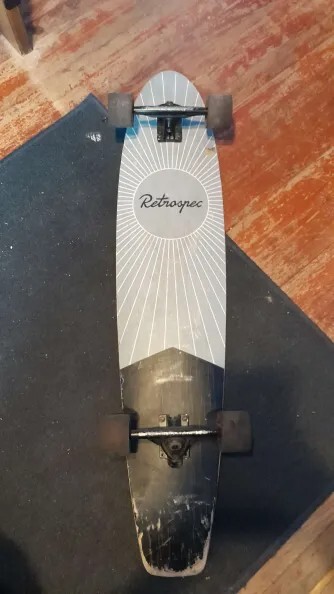 Retrospec Longboard w/ original trucks + Abec 9 Bearings