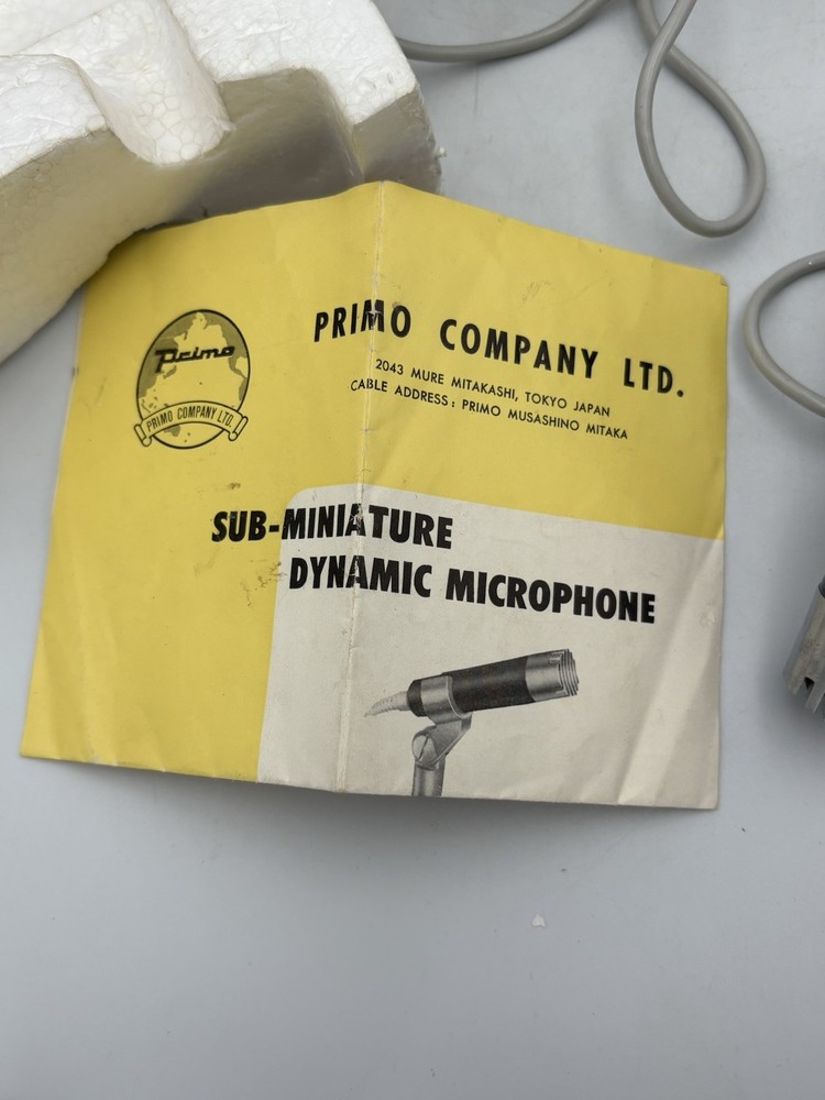 Primo DM-260 & Crown Dynamic Microphones ~UNTESTED~