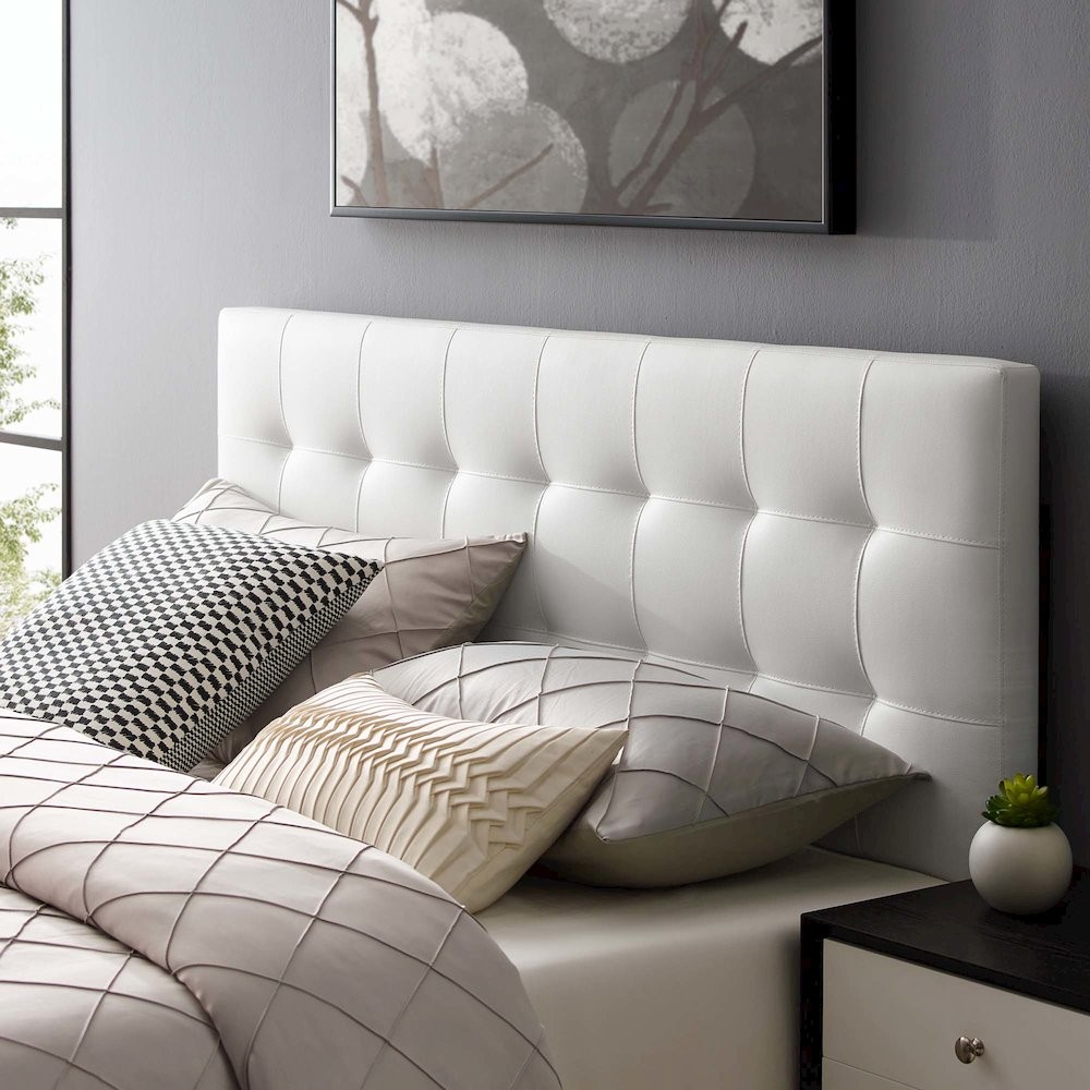 Lily Upholstered Vinyl King Headboard