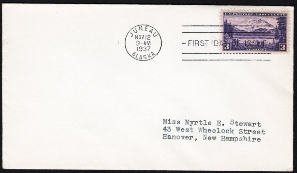 Alaska FDC, SC# 800