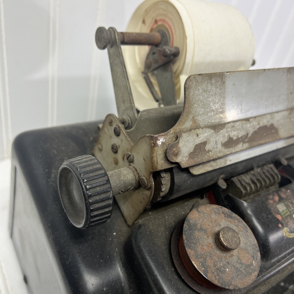 Vintage Model W Electric Victor Adding Machine Untested Display