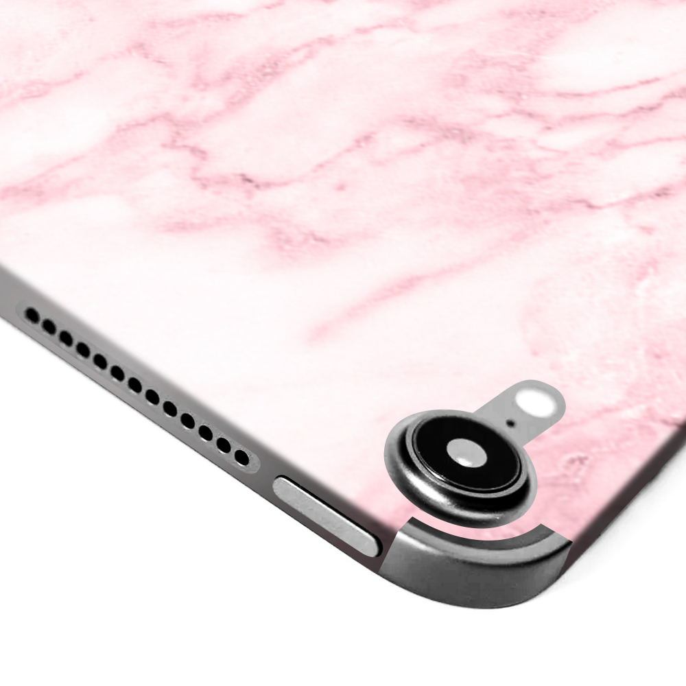Skins Decal Wrap for Apple iPad Pro 11 2018 Rose Pink Marble Pattern