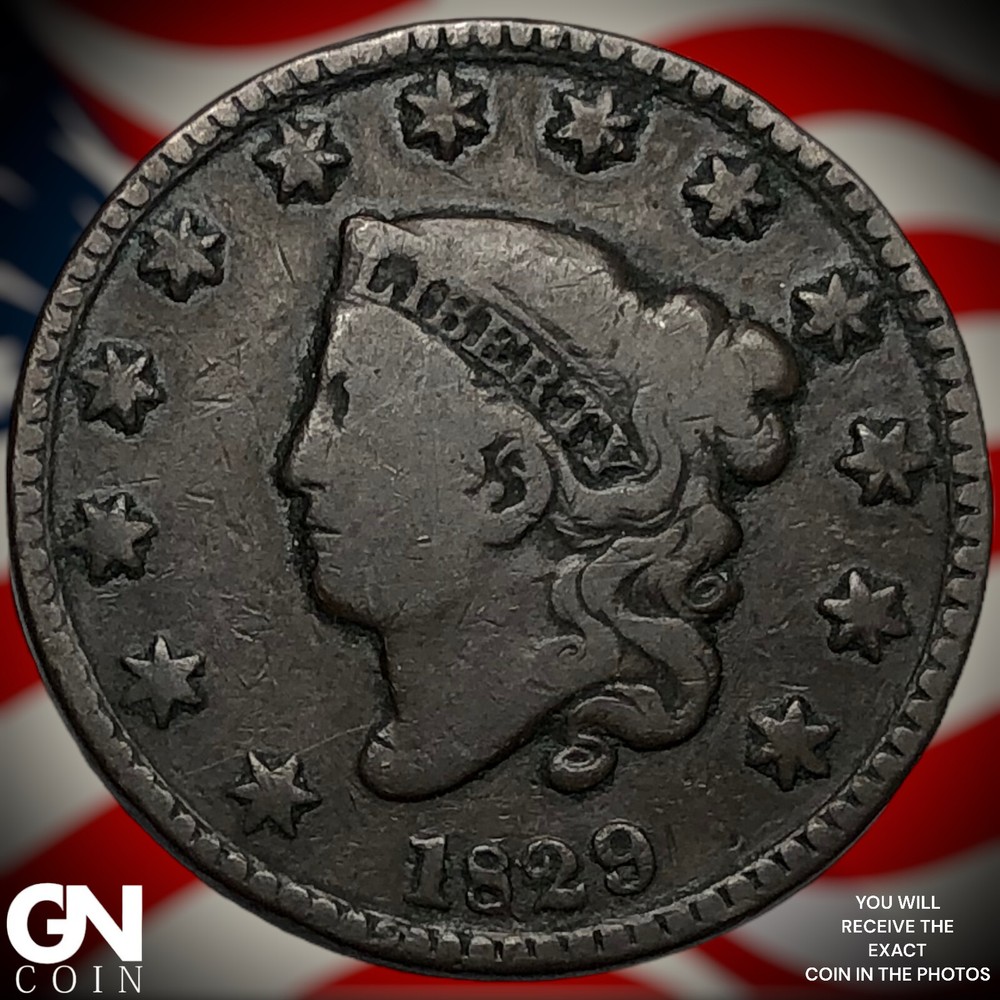 1829 Coronet Head Large Cent X7413