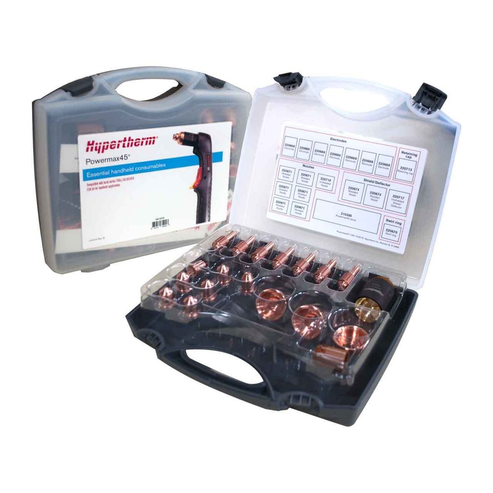 Hypertherm 851478 Consumable Kit Powermax45 Essential Handheld 45 A CSA Cutting