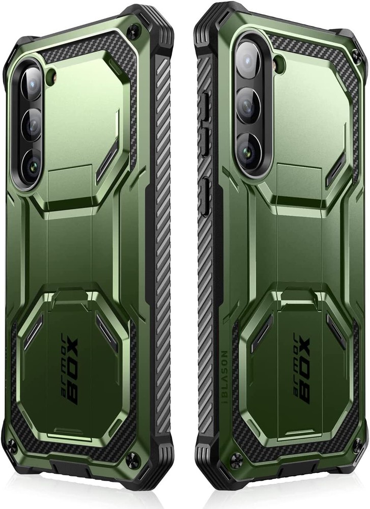 For Samsung Galaxy S23+ Plus 5G, i-Blason Armorbox Case 2 Set Extra Front Frame