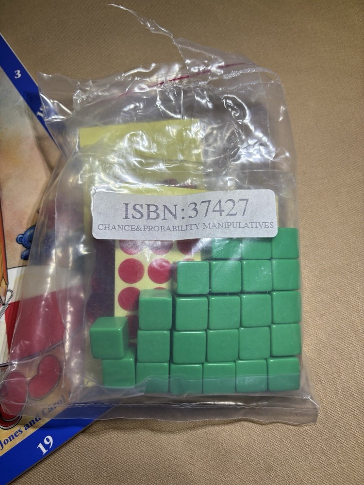 Learning Resources Data, Chance & Probability Grades 1-3 Activity Book & Pieces