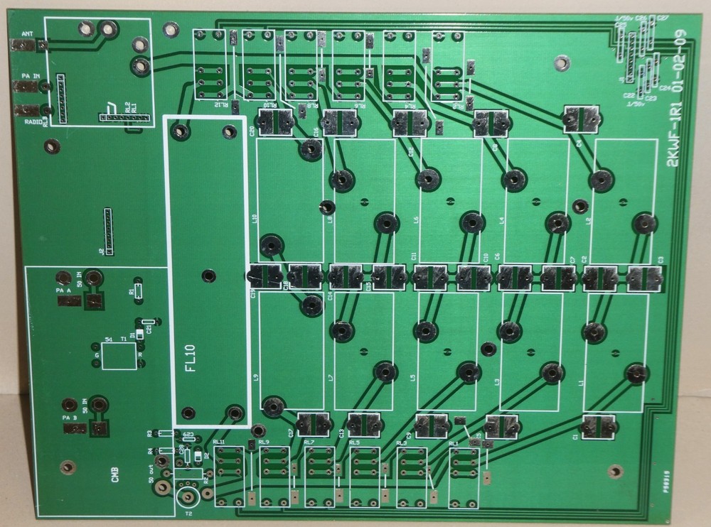 ALS1300 Low pass filter HF circuit board