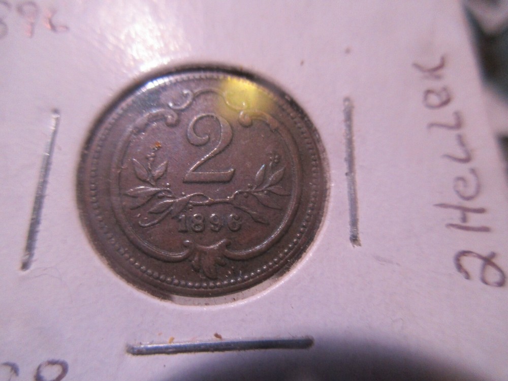 Austria - 1896 2 Heller