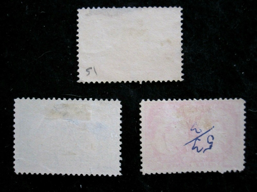 CANADA - SCOTT# 51-53 - USED - CAT VAL $25.50
