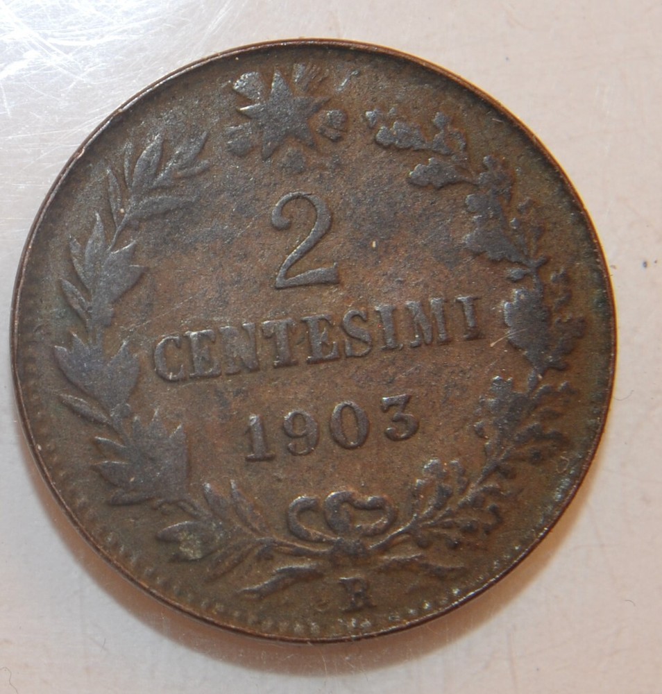 1903 Italy 2 Centesimi -