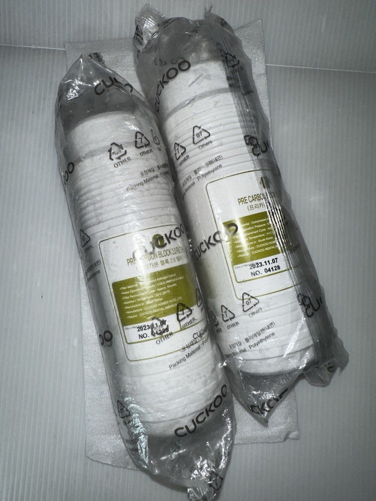 2 Pack CPF 802P CUCKOO Precarbon Block 2.0 Replacement Filter For CP-M