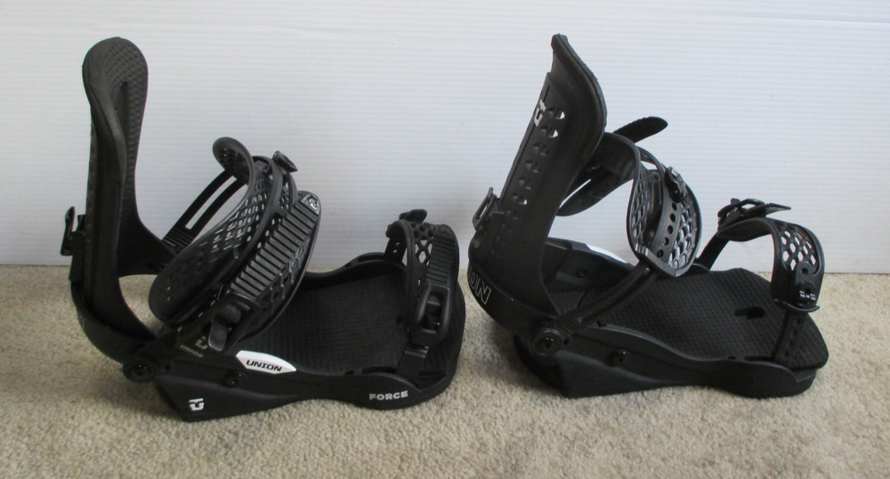 Union Force Black Snowboard Bindings Size X-Large