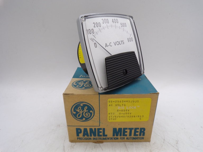 GENERAL ELECTRIC 50-250344SJSJ1 PANEL METER