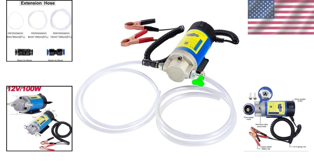AIGMISON Electric Oil Change Extractor Pump – Efficient & Compact Design
