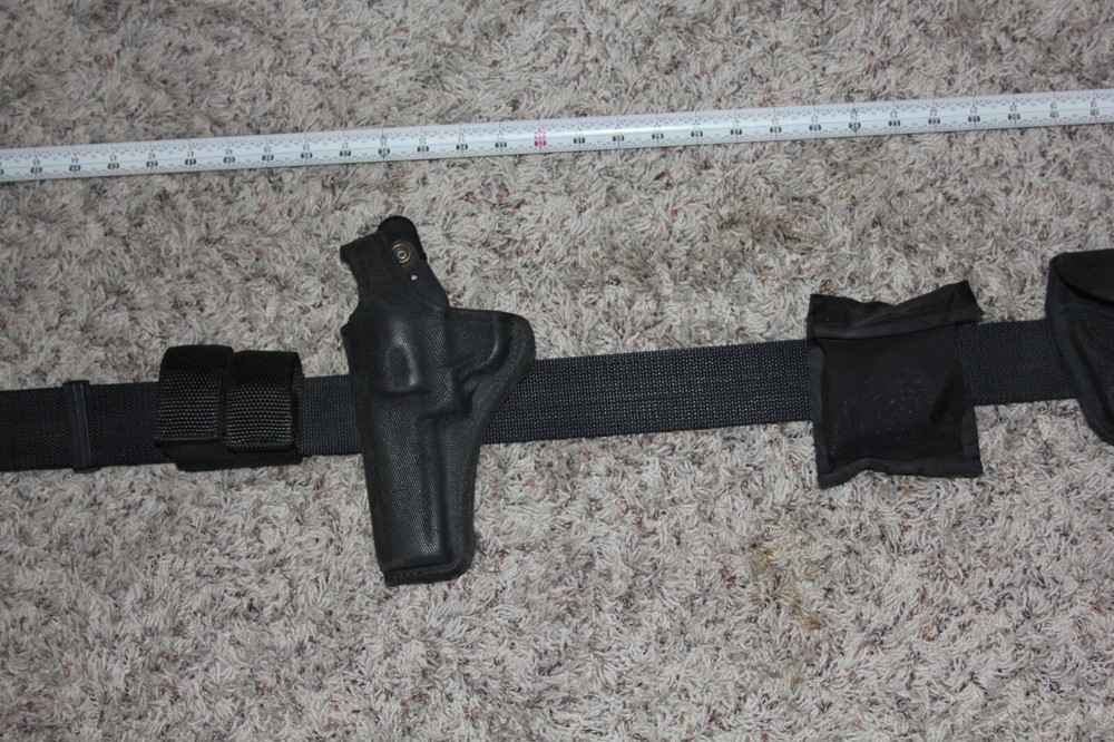 police nylon duty belt LH holster