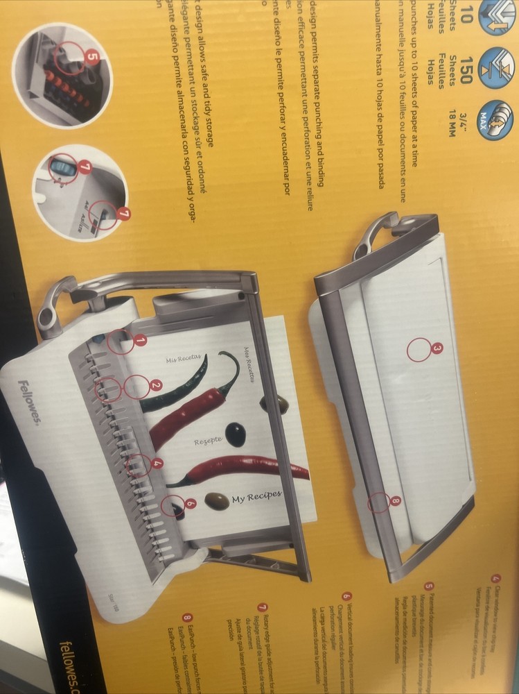 Fellowes Star 150 Manual Comb Binding Machine