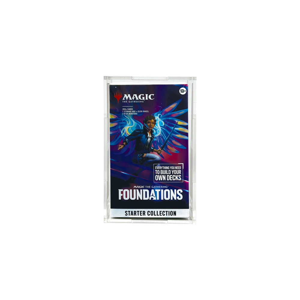 Press Fit Acrylic Display case for MTG Foundations Starter Collection