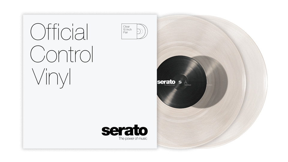 Serato 10 Control Vinyl (Pair, Clear)