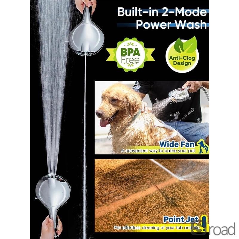 10-Function High Pressure Shower Head Set, Handheld, Water Saving, Easy Install