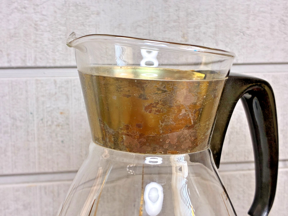 PYREX Compass Electric Server Warming Plate w/Glass Coffee Carafe #CECC ~ TESTED
